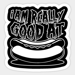 Really Good at Hot Dogs Sticker